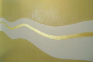 Tadelakt mit Gold-Bordüre