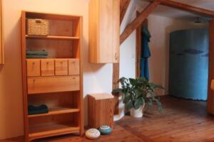 Kalkputz fein geilfzt und Tadelaktdusche