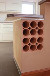 Kalkputz eingefärbt