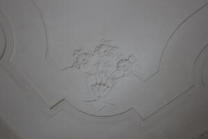Sanierte Stuckdecke